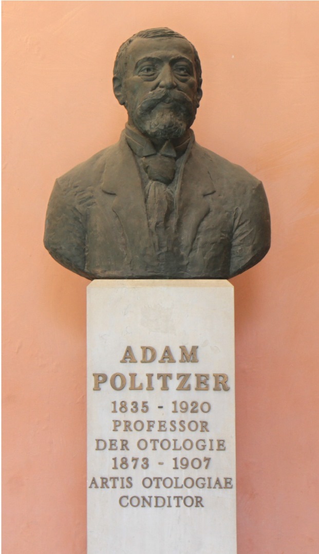 Ádám Politzer's bust, Medical monuments B, UNI Vienna (145),.jpg